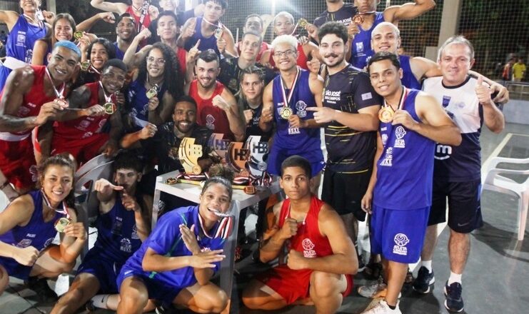Tênis e biribol de Santos conquistam troféus nos Jogos Abertos do Interior