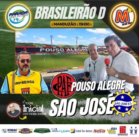 São José joga em Minas na primeira fora pelo Brasileiro 2