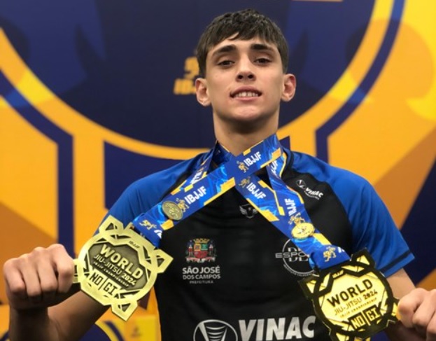 Jiu-jitsu joseense comemora título mundial 3