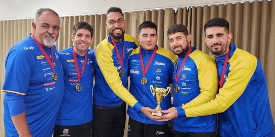 Goalball joseense comemora o tri que foi buscar 1