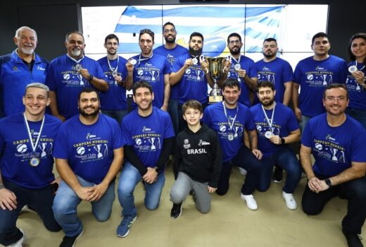 Goalball joseense campeão do mundo faz visita 2