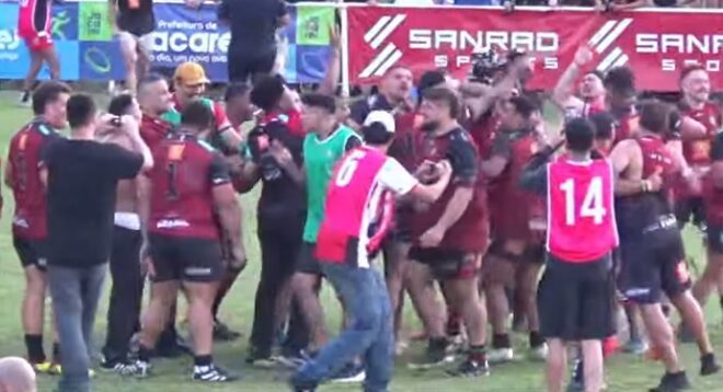 Jacareí Rugby festeja título do Brasileirão 1