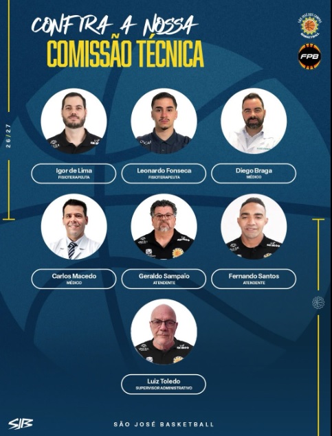São José Basketball apresenta comissão técnica 3 São José Basketball apresenta comissão técnica 3