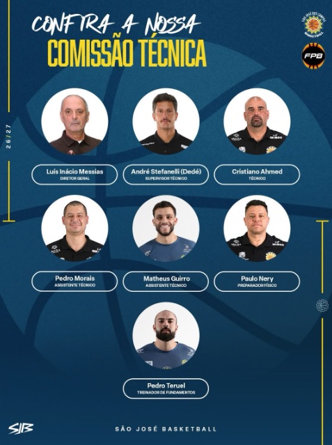 São José Basketball apresenta comissão técnica 2 São José Basketball apresenta comissão técnica 2