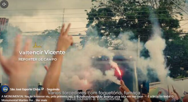 São José segue em festa pelo título e com especial na TV 3